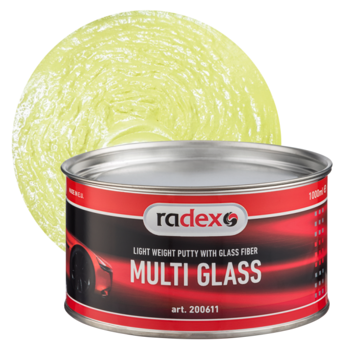 MULTI GLASS VIEGLĀ ŠPAKTELE AR STIKLŠĶIEDRU